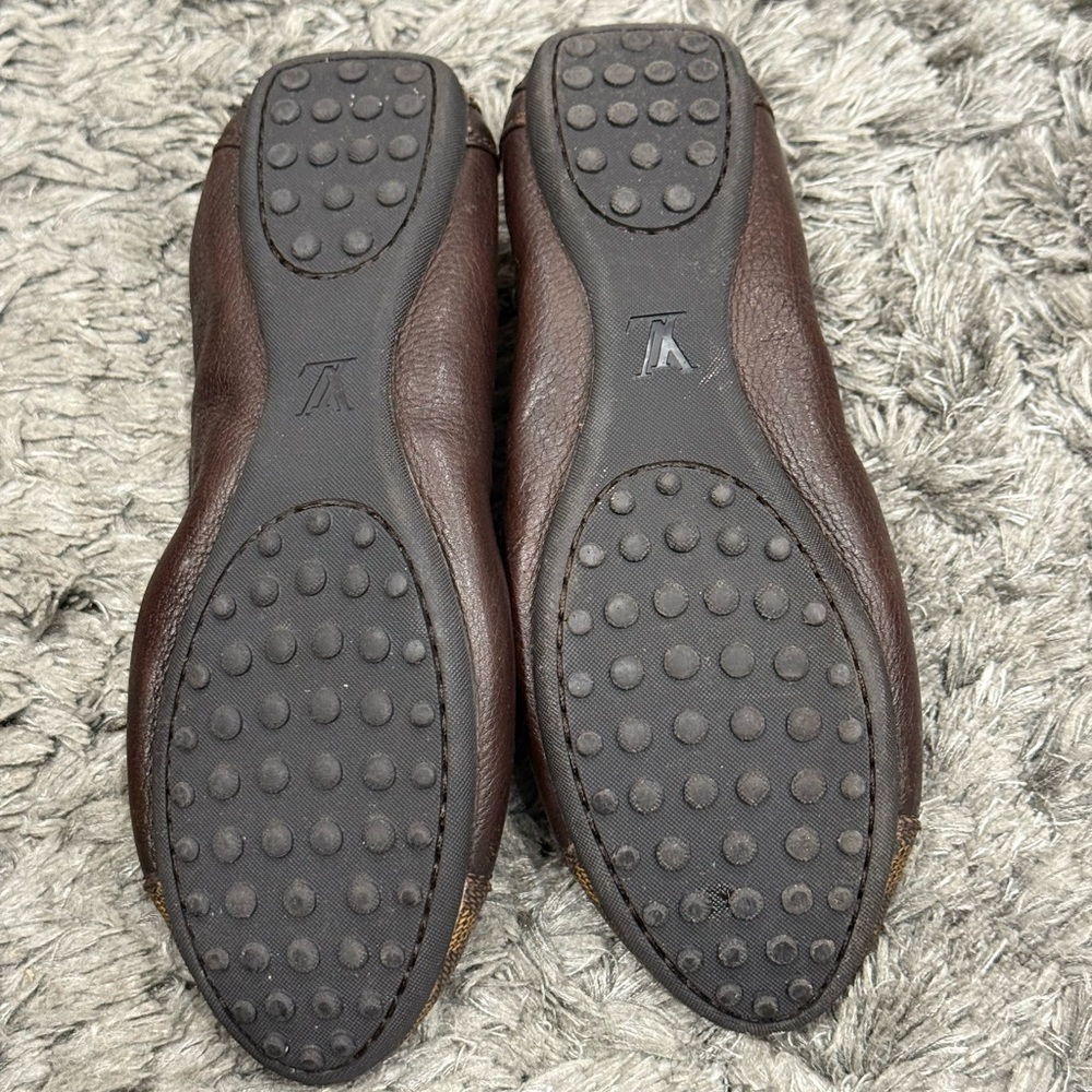 Louis Vuitton Brown Ballet Flats - Picture 7 of 11